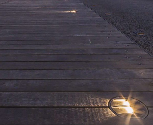 Route des Moulins chemin lumineux